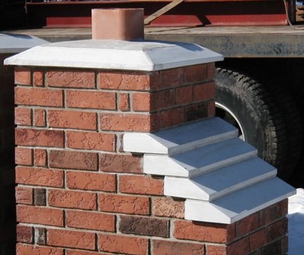 Precast Concrete chimney shingles