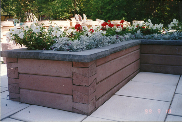 Precast Concrete planters