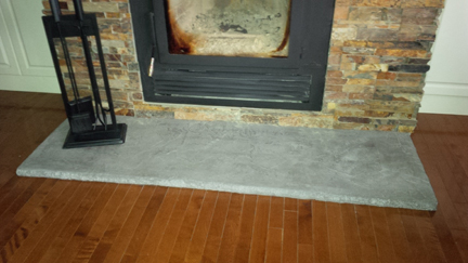 Precast Concrete hearths and mantels